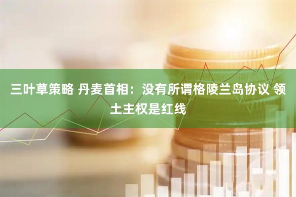 三叶草策略 丹麦首相：没有所谓格陵兰岛协议 领土主权是红线